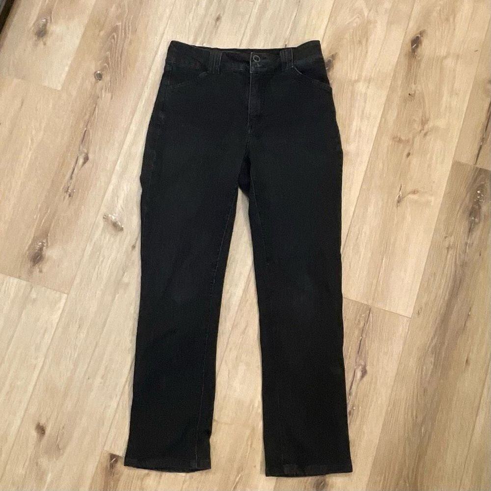 NYDJ Black Marilyn Straight Leg Jeans - Women's Size 6